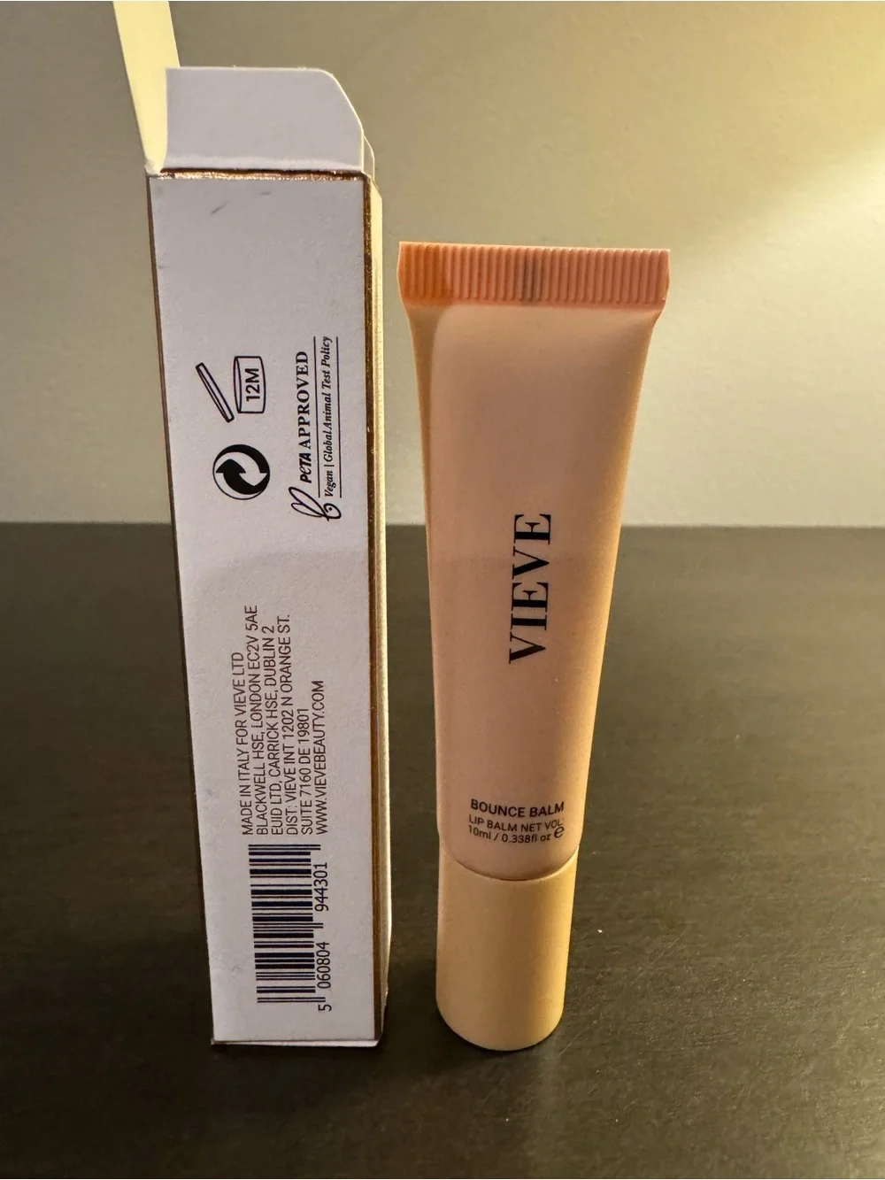 Vieve Bounce Balm Nourishing Lip Balm Grind 10 ml .33 oz Full Size NIB